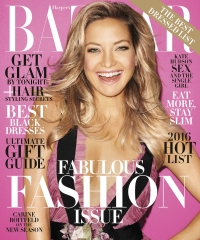 Девушка дня: Кейт Хадсон на обложке Harper’s Bazaar