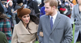 Актриса Меган Маркл отметила Рождество вместе с королевской семьёй