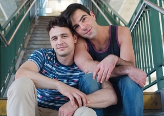 Новое фото: Джеймс Франко и Закари Куинто в образе гей-пары в фильме «Майкл»
