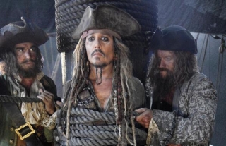 Новое фото: Джонни Депп в «Пиратах Карибского моря 5»