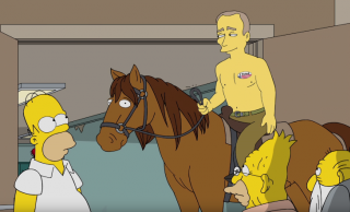 В 600-й серии Симпсонов Путин голосует за Трампа