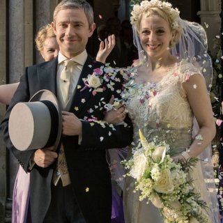 Еще один звездный развод: Мартин Фриман разводится с Амандой Аббингтон