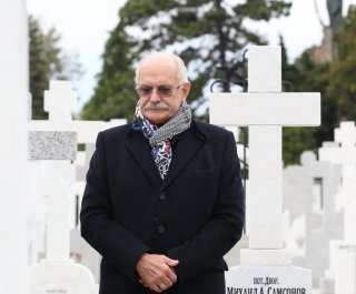 Никита Михалков посетил могилу Врангеля и русское кладбище в Белграде. Фоторепортаж