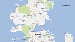 Фанат «Игры престолов» создал Вестерос в Google Maps